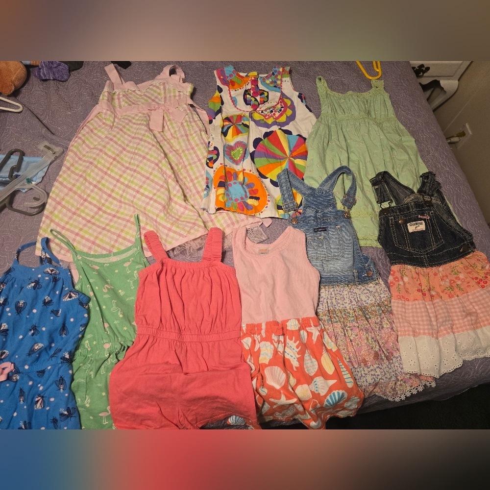 Colorful Kids' Dresses and Rompers Collection
